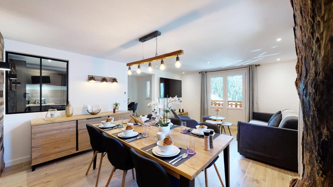 לה פלאנייה Elegant Et Moderne Avec Vue Montagne Au Coeur De Paradiski - Garage - 8Pers - 90M2 - Sabaudinha מראה חיצוני תמונה
